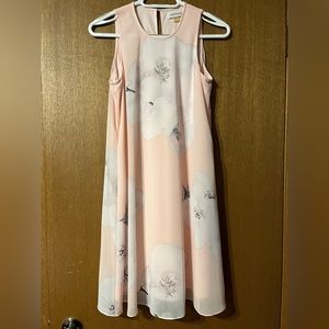 Calvin Klein pink floral dress